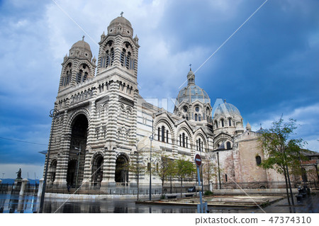 Sainte Marie Majeure - La Major cathedral, Marseille, France. Sainte Marie Majeure - La Major cathedral, Marseille, France. 47374310