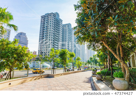 Xinyi financial district district in Taipei Xinyi financial district district in Taipei 47374427