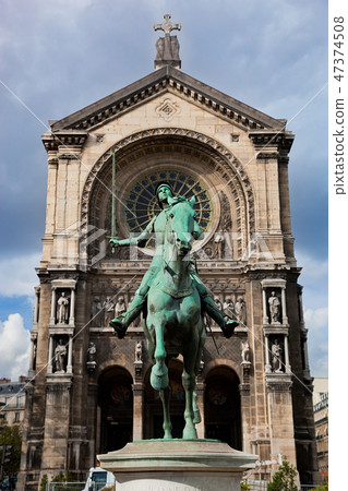 Jeanne d'Arc statue, Paris France 47374508