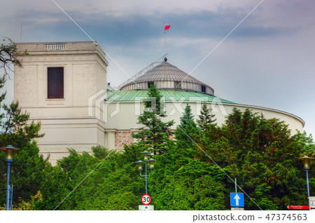 Polish parliament building, The Sejm of Poland Polish parliament building, The Sejm of Poland 47374563