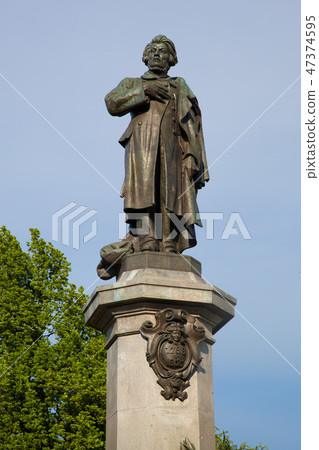 Adam Mickiewicz Monument in Warsaw, Poland 47374595
