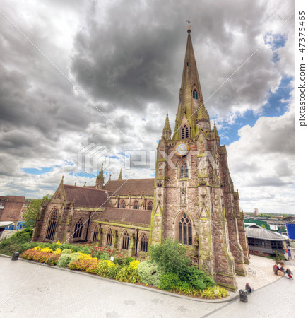 St Martin in the Bull Ring church in Birmingham, England, the UK. 47375465