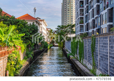 Canal in Bang Kapi Canal in Bang Kapi 47378598