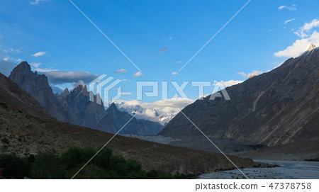 Landscape of K2 trekking trail in Karakoram range, 47378758