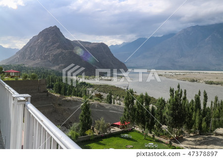 View of skardu, gateway to K2 base camp, Pakistan View of skardu, gateway to K2 base camp, Pakistan 47378897