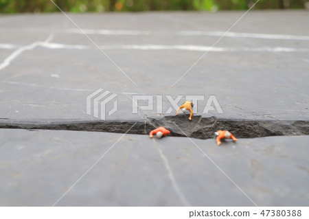 a fun of mini figures are climb 47380388
