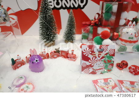 aeshow of toy figure at exhibition hk 47380617