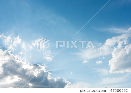 Blue sky sky background background material Blue sky sky background background material 47380962