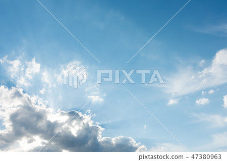 Blue sky sky background background material Blue sky sky background background material 47380963