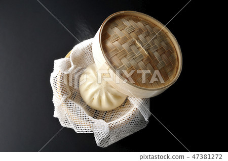 蒸汽籃和中國食物 47381272