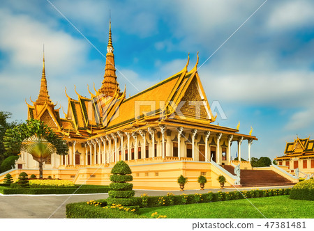 Royal Palace in Phnom Penh, Cambodia 47381481