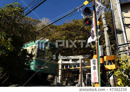 Enoden和聖靈靖國神社Kamakura Goro Goro Shrine Enoden和聖靈靖國神社Kamakura Goro Goro Shrine 47382230