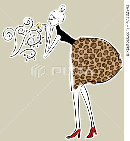 Parisienne女孩時興的例證傳染媒介 Parisienne女孩時興的例證傳染媒介 47382943