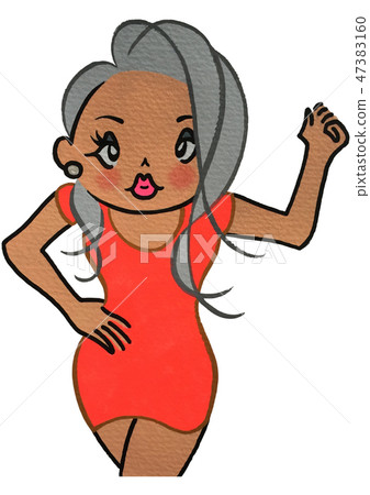 Girls attending the gym Girls attending the gym 47383160