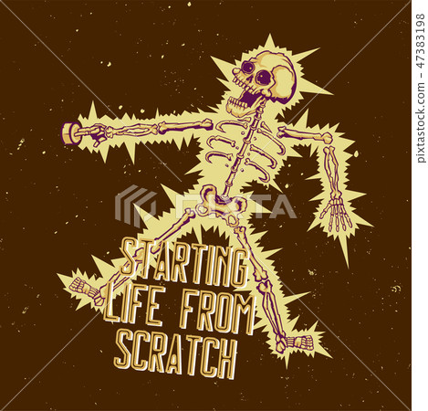 T-shirt or poster design 47383198