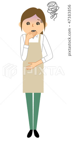 圍裙女孩噁心 圍裙女孩噁心 47383856