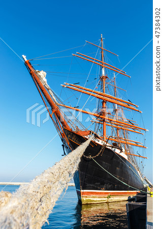 Largest four-master sailingship in Gdynia, Poland 47384302