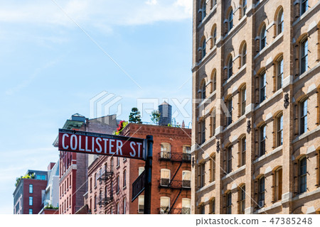 Luxury apartment buildings in Tribeca in New York Luxury apartment buildings in Tribeca in New York 47385248