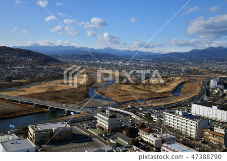 高崎市政廳的淺間火山遠景 47388790