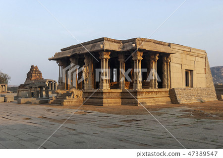 Vittala Temple with Musical Pillars, Hampi, India Vittala Temple with Musical Pillars, Hampi, India 47389547