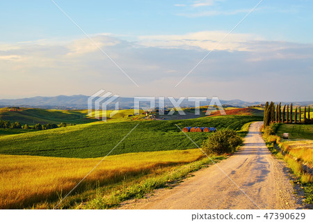 Beautiful Italy Tuscan landscape Beautiful Italy Tuscan landscape 47390629