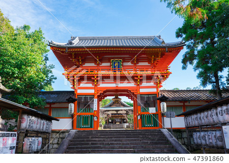 The gates of Kyoto Shin-siki shrine (Ichimae jinbo) The gates of Kyoto Shin-siki shrine (Ichimae jinbo) 47391860