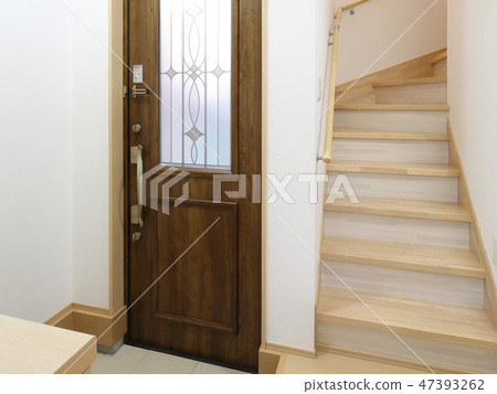 一個新建的房子的入口的圖像 一個新建的房子的入口的圖像 47393262