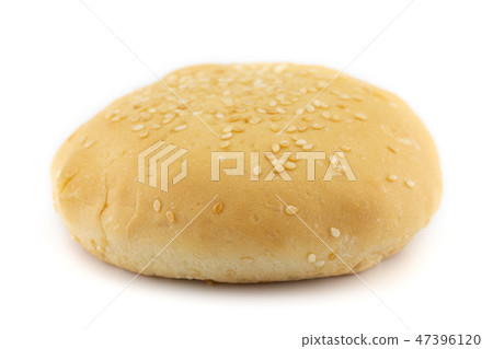 fresh baked bread isolated on white background 47396120
