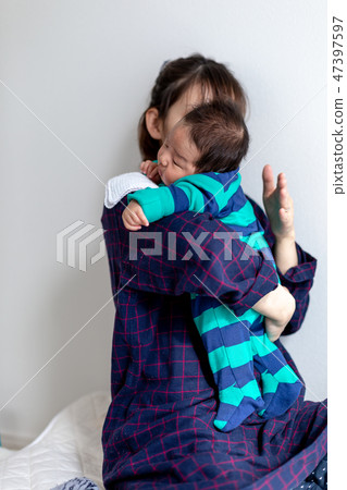 Mom and baby Mom and baby 47397597