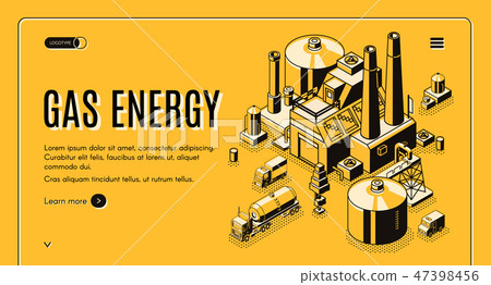 Gas energy industry company vector website Gas energy industry company vector website 47398456