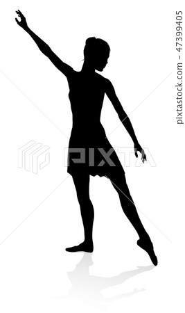 Ballet Dancer Silhouette Set Ballet Dancer Silhouette Set 47399405