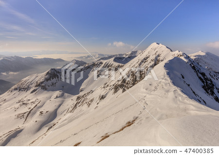 Moldoveanu Peak in winter 47400385