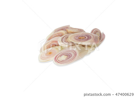 Lemon grass slices isolated on white Lemon grass slices isolated on white 47400629