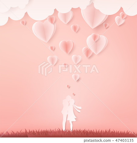 Illustration of couple kissing on pink background. Illustration of couple kissing on pink background. 47403135