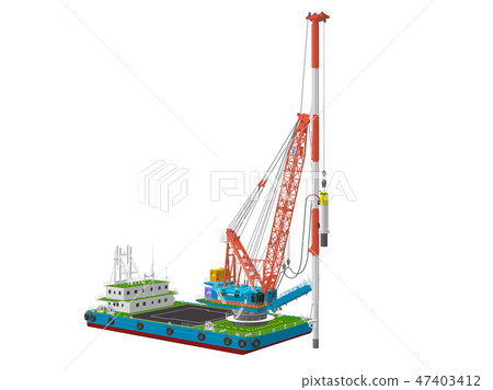 整個打樁船 整個打樁船 47403412