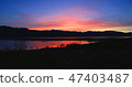 Sunset Wanaka Lake New zealand 47403487