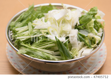 Potato vegetables Chinese cabbage leaf ingredients 47405712