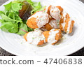 Deep-fried sour cream sauce 47406838