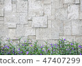 Beautiful design modern stone brick wall 47407299