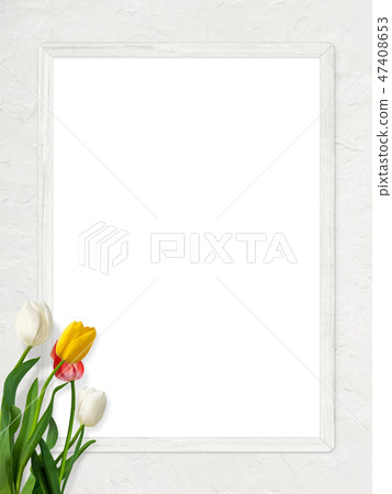 Background - Wall - Spring - White Wall - Tulip - Frame 47408653
