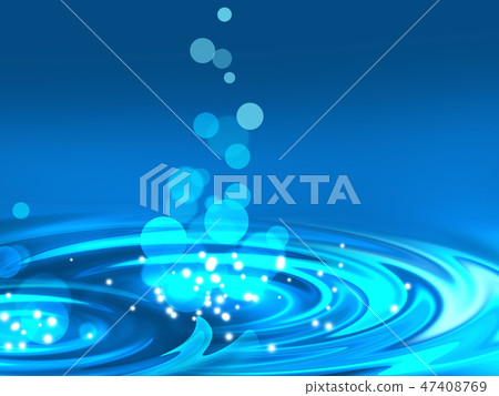 水波紋水Aqua波未來派沉默雨滴 47408769