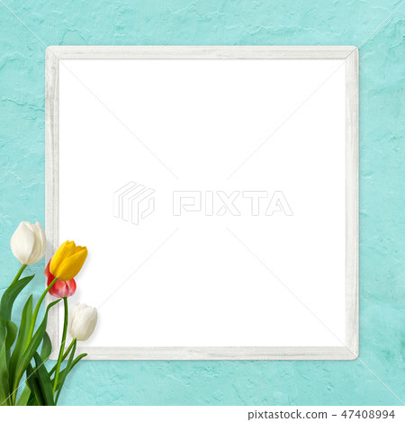 Background - Wall - Spring - Blue - Tulip - Frame 47408994