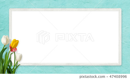 Background - Wall - Spring - Blue - Tulip - Frame 47408996