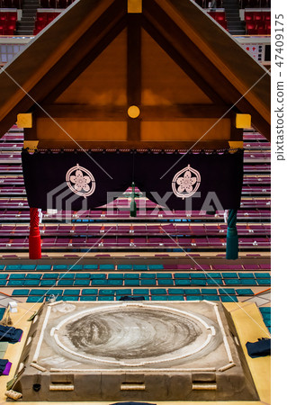 Sumo-sumo ring and hanging roof Sumo-sumo ring and hanging roof 47409175