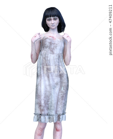 Horror women - Stock Illustration [47409211] - PIXTA