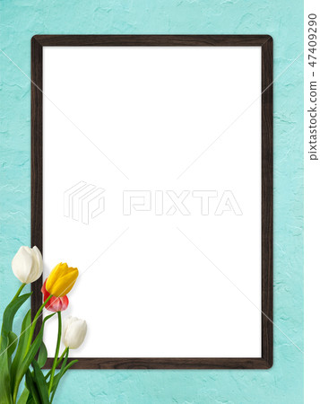 Background - Wall - Spring - Blue - Tulip - Frame 47409290
