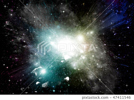 galaxy in a free space 47411546