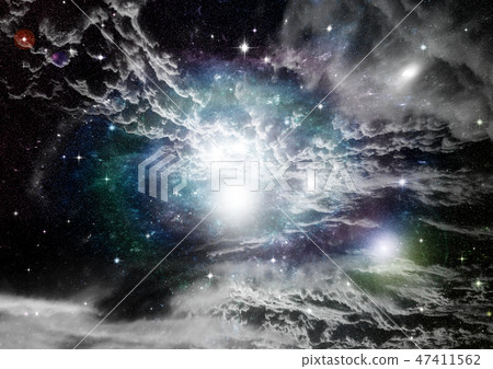 galaxy in a free space 47411562