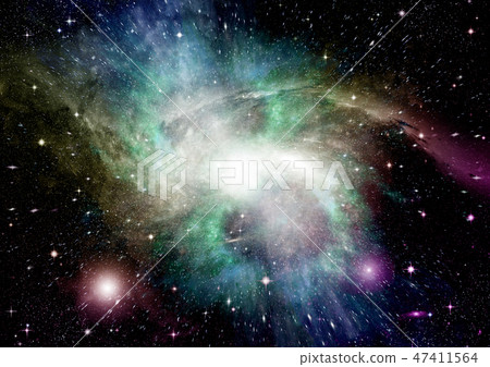 galaxy in a free space 47411564