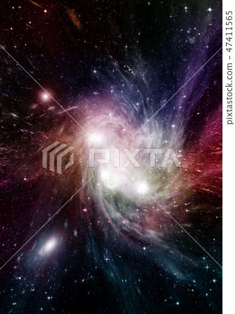 galaxy in a free space 47411565
